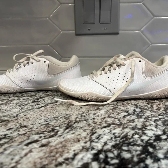 Nike Women's All-White Athletic Sneakers - Picture 4 of 10